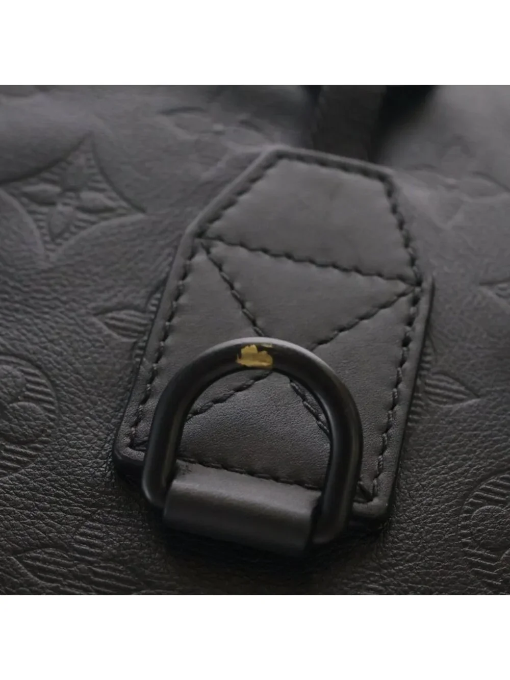 Louis Vuitton Monogram Shadow Discovery Backpack Black Leather